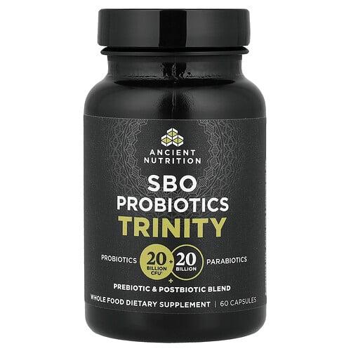 닥터 엑스/엔시언트 뉴트리션 Ancient Nutrition, SBO 프로바이오틱 트리니티, 캡슐 60정 상품 이미지