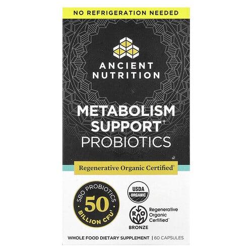 닥터 엑스/엔시언트 뉴트리션 Ancient Nutrition, 신진대사 지원 프로바이오틱, 캡슐 60정 상품 이미지