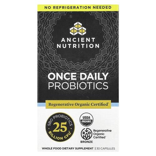 닥터 엑스/엔시언트 뉴트리션 Ancient Nutrition, 하루 1회 프로바이오틱, 캡슐 30정 상품 이미지