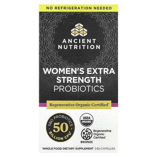 닥터 엑스/엔시언트 뉴트리션 Ancient Nutrition, 여성용 프로바이오틱, 캡슐 60정 상품 이미지