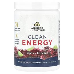 닥터 엑스/엔시언트 뉴트리션 Ancient Nutrition, Clean Energy, 체리 라임에이드, 124.4g(4.4oz)
