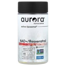 Aurora Nutrascience, NAD+/레스베라트롤, 캡슐 60정