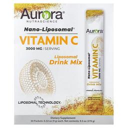 Aurora Nutrascience, Nano-Liposomal® 비타민C, 30팩, 각 9g(0.32oz)