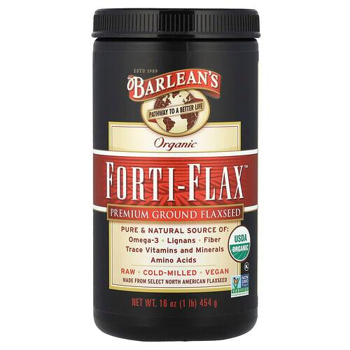 발린스 Barlean's, 유기농 Forti-Flax, 최고급 아마씨 가루, 454g(16oz) 상품 이미지