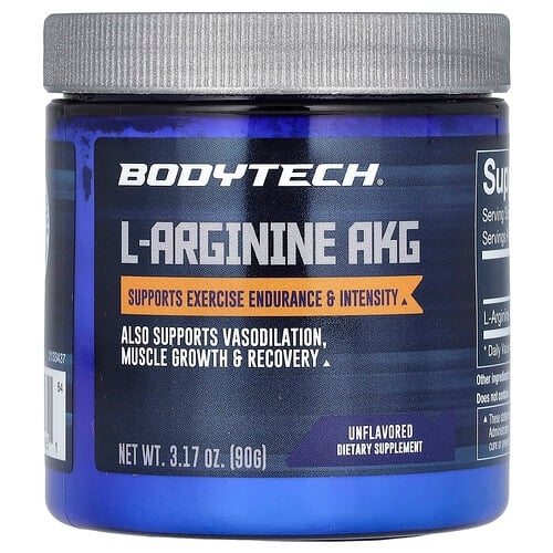 바디테크 BodyTech, L-아르기닌 AKG, 무맛, 90g(3.17oz) 상세 이미지