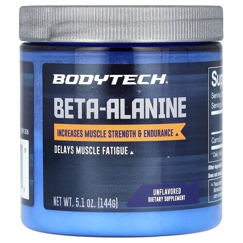 바디테크 BodyTech, 베타-알라닌, 무맛, 144g(5.1oz) 상세 이미지