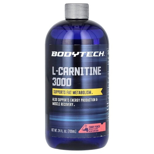 바디테크 BodyTech, L-카르니틴 3000, 캔디 펀치, 709ml(24fl oz) 상세 이미지
