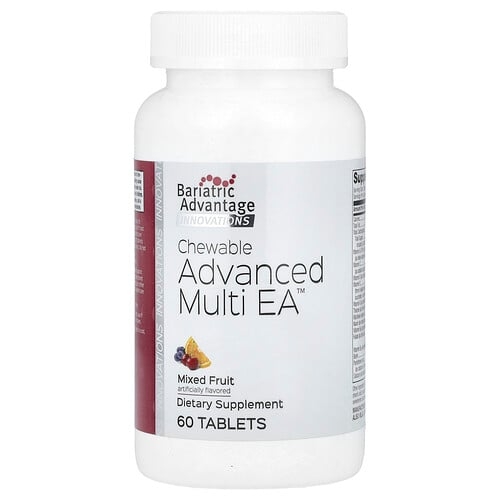 베리아트릭 어드밴티지 Bariatric Advantage, 츄어블 어드밴스드 멀티 EA, 과일 혼합, 60정 상세 이미지