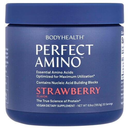 바디헬스 BodyHealth, Perfect Amino™, 딸기맛, 195.9g(6.9oz) 상세 이미지