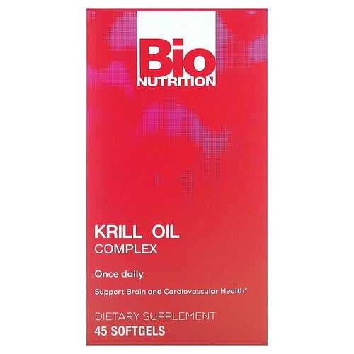 바이오 뉴트리션 Bio Nutrition, 크릴 오일 복합체, 500mg, 소프트젤 45정 상세 이미지