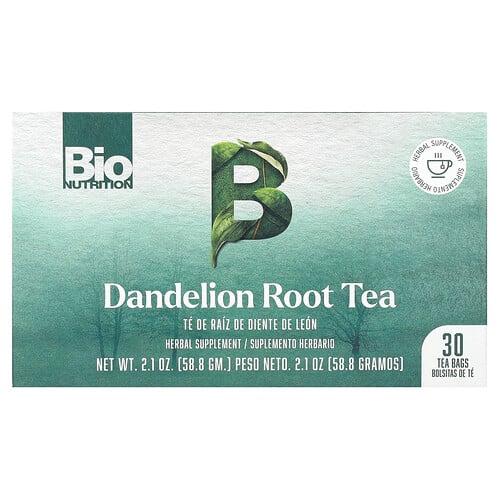 바이오 뉴트리션 Bio Nutrition, 민들레 뿌리차, 카페인 무함유, 티백 30개, 58.8g(2.1oz) 상품 이미지