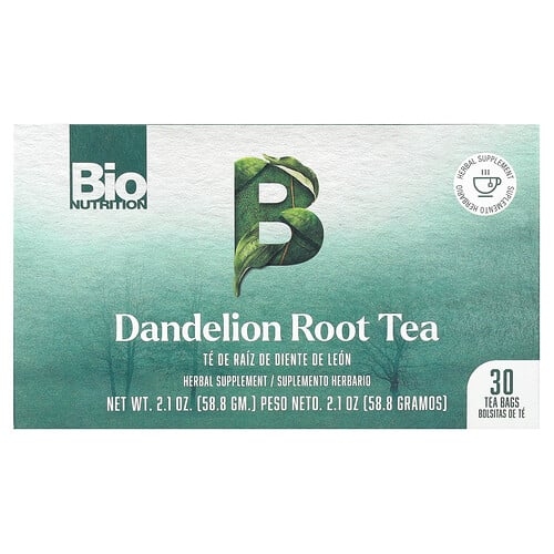 바이오 뉴트리션 Bio Nutrition, 민들레 뿌리차, 카페인 무함유, 티백 30개, 58.8g(2.1oz) 상세 이미지