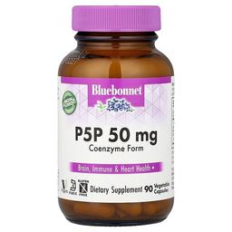 블루보넷 뉴트리션 Bluebonnet Nutrition, P5P, 50mg, 베지 캡슐 90정