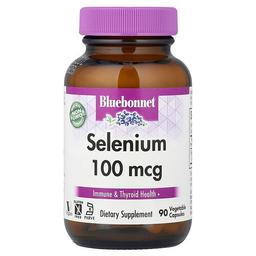 블루보넷 뉴트리션 Bluebonnet Nutrition, 셀레늄, 100mcg, 베지 캡슐 90정