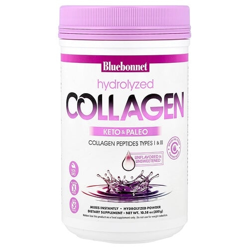블루보넷 뉴트리션 Bluebonnet Nutrition, 가수분해콜라겐 분말, 무맛, 300g(10.58oz) 상세 이미지