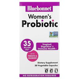 블루보넷 뉴트리션 Bluebonnet Nutrition, 여성용 프로바이오틱, 베지 캡슐 30정
