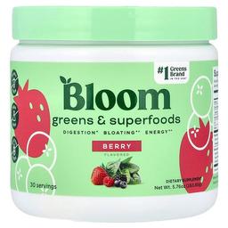 블룸 Bloom, 녹색 채소 & 슈퍼 푸드, 베리, 163.8g(5.76oz)