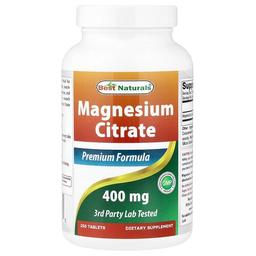베스트 내추럴스 Best Naturals, 마그네슘시트레이트, 250정(1정당 200mg)