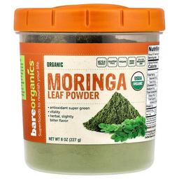 베어 오가닉 BareOrganics, 유기농 모링가 잎 분말, 227g(8oz)