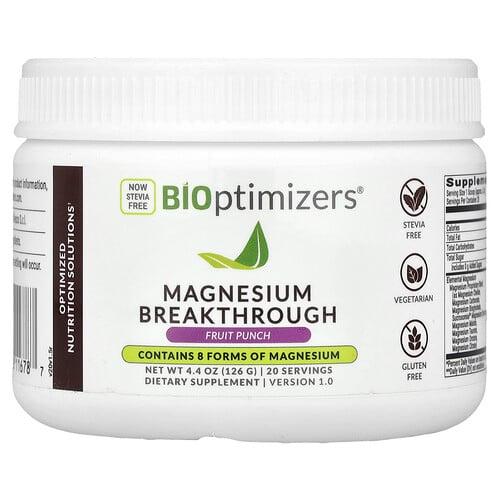 바이옵티마이저 BIOptimizers, 마그네슘 Breakthrough, 과일 펀치, 126g(4.4oz) 상품 이미지