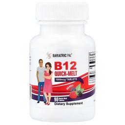 베리아트릭팔 BariatricPal, B12 퀵 멜트, 베리, 퀵 멜트 90정