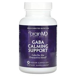 브레인MD BrainMD, 진정 작용 Gaba, 베지 캡슐 90정