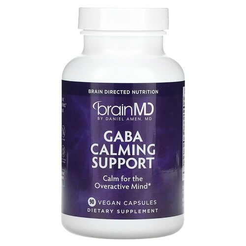 브레인MD BrainMD, 진정 작용 Gaba, 베지 캡슐 90정 상세 이미지