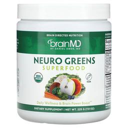 브레인MD BrainMD, Neuro Greens 슈퍼 푸드, 225g(7.9oz)