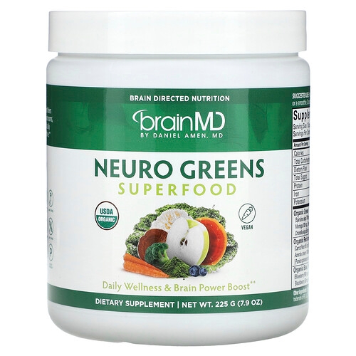 브레인MD BrainMD, Neuro Greens 슈퍼 푸드, 225g(7.9oz) 상세 이미지