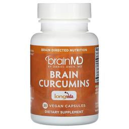 브레인MD BrainMD, Brain 커큐민, 베지 캡슐 30정(캡슐 1정당 400mg)