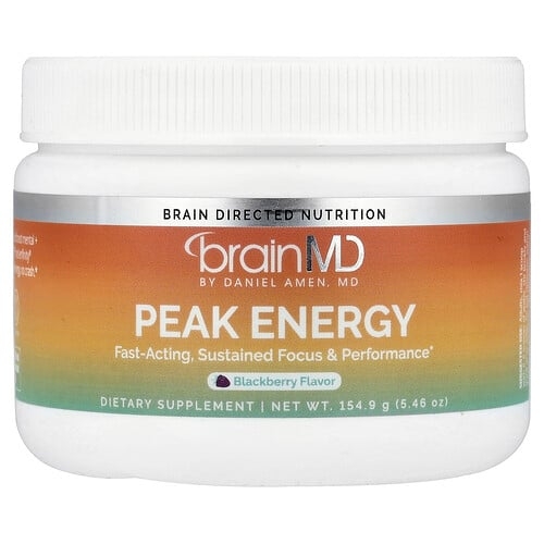 브레인MD BrainMD, 픽 에너지, 블랙베리, 154.9g(5.46oz) 상세 이미지