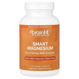 브레인MD BrainMD, 스마트 마그네슘, 베지 캡슐 120정(캡슐 1정당 150mg)