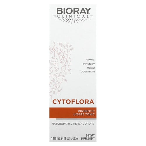 바이오레이 Bioray, CytoFlora, 프로바이오틱 용해물 강장제, 118ml(4fl oz) 상세 이미지
