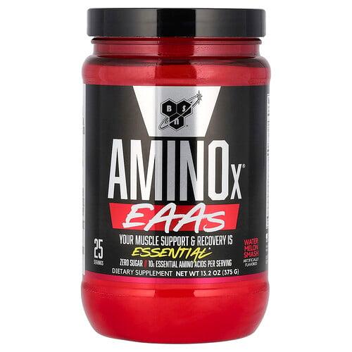 BSN, AminoX EAAs, 근육 강화 및 회복, 워터멜론 스매시, 375g(13.2oz) 상품 이미지