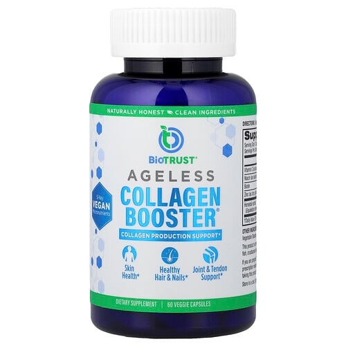 바이오트러스트 BioTRUST, Ageless Collagen Booster®, 베지 캡슐 60정 상세 이미지
