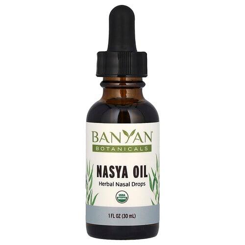 Banyan Botanicals, 나시아 오일, 허브 비강 드롭, 30ml(1fl oz) 상품 이미지