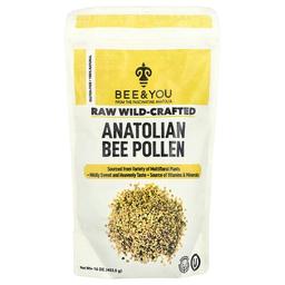비앤유 Bee & You, 무가공 야생 재배 아나톨리아 꿀벌꽃가루, 453.5g(16oz)