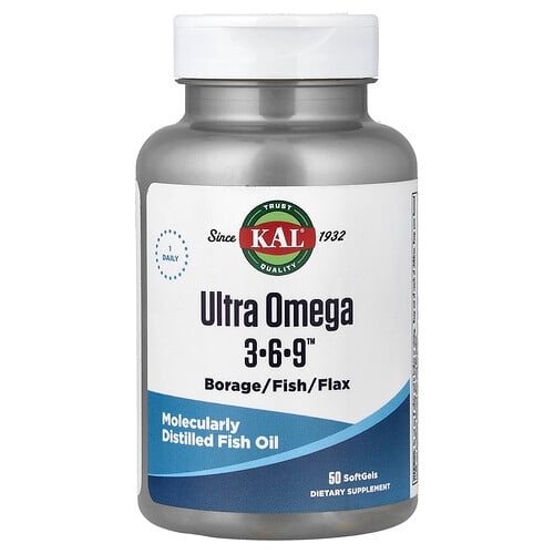 KAL, Ultra Omega 3-6-9™, 소프트젤 50정 상세 이미지