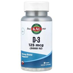 KAL, D-3, 125mcg(5,000IU), 60정