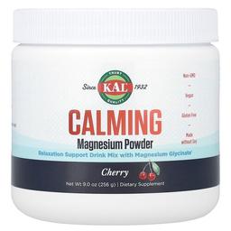 KAL, 진정 작용 마그네슘 분말, 체리, 256g(9oz)