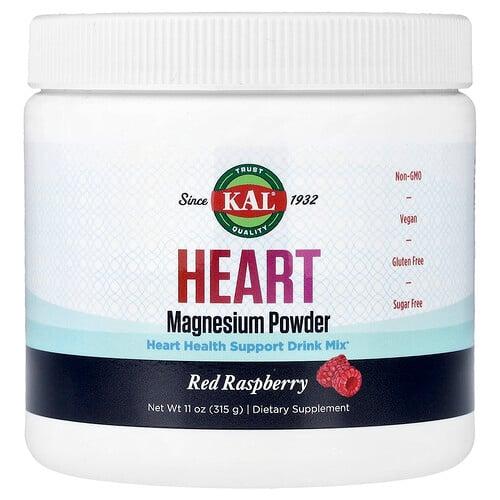KAL, 심장 마그네슘 가루, 레드 라즈베리, 315g(11oz) 상품 이미지