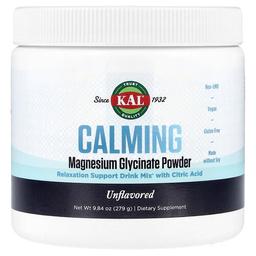 KAL, Calming 글리신마그네슘 분말, 무맛, 279g(9.84oz)