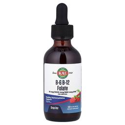 KAL, B-6 B-12 엽산, 믹스 베리 맛, 59ml(2fl oz)
