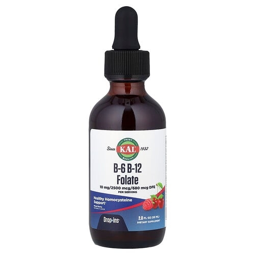 KAL, B-6 B-12 엽산, 믹스 베리 맛, 59ml(2fl oz) 상세 이미지