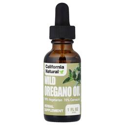캘리포니아 네츄럴 California Natural, 야생 오레가노 오일, 30ml(1fl oz)
