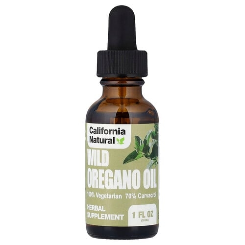 캘리포니아 네츄럴 California Natural, 야생 오레가노 오일, 30ml(1fl oz) 상세 이미지
