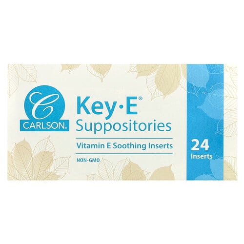칼슨 Carlson, Key-E® 좌약, 24개입 상세 이미지