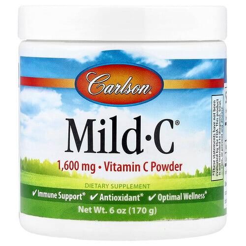 칼슨 Carlson, Mild-C®, 비타민C 분말, 170g(6oz) 상품 이미지