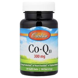 칼슨 Carlson, CoQ10, 300mg, 소프트젤 30정