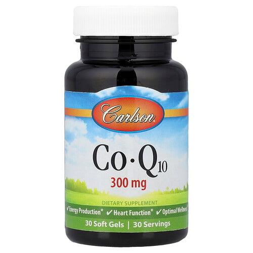 칼슨 Carlson, CoQ10, 300mg, 소프트젤 30정 상품 이미지
